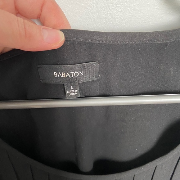 Aritzia Pleated Chiffon Dress - Picture 3 of 4